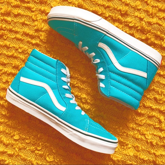vans sk8 hi turquoise
